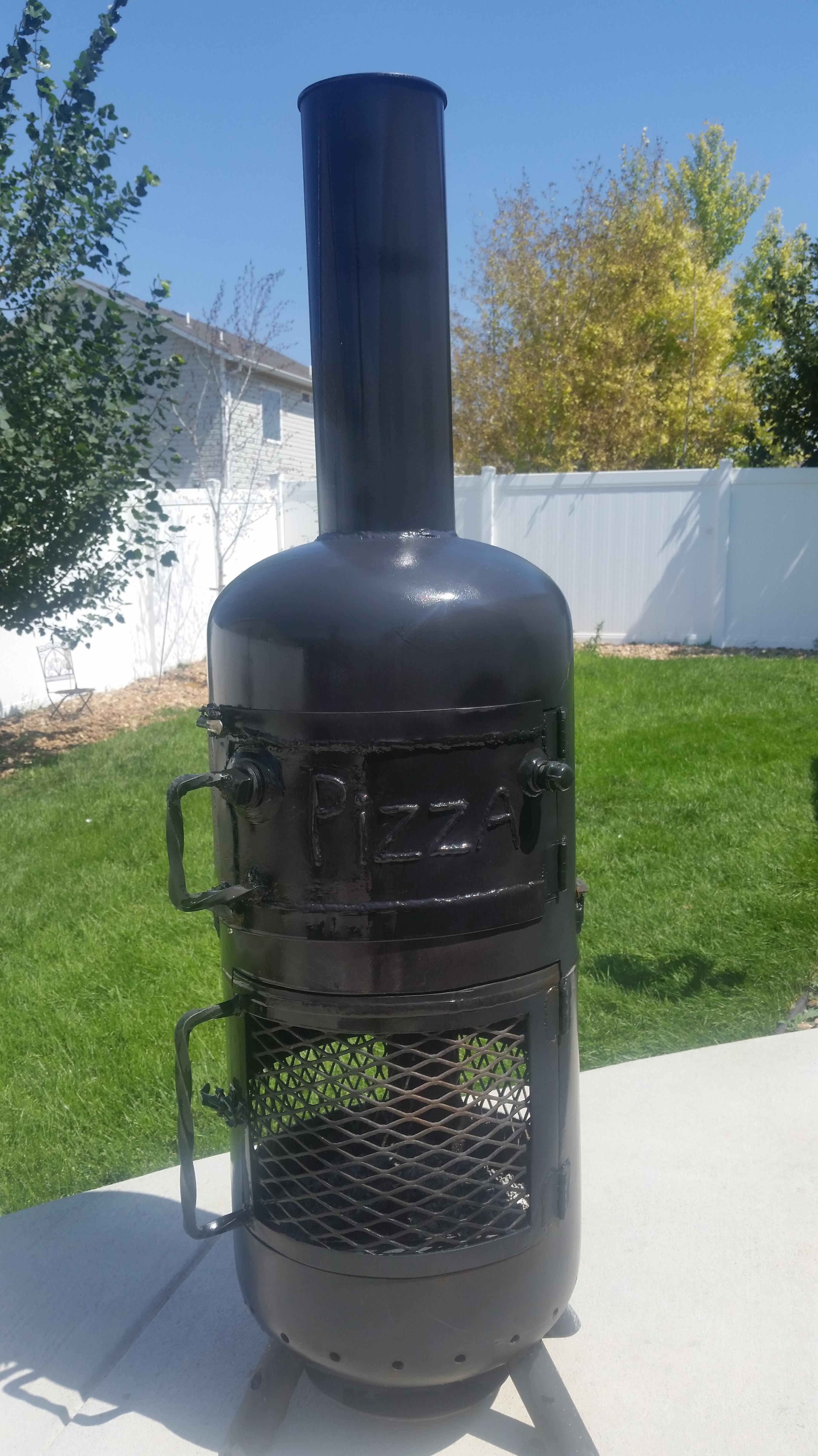 outdoor chiminea fire pits on How To Build A Chiminea Pizza Cooker Askforney